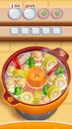 Hotpot Go: リラックスできる食べ物の分類ゲーム screenshot