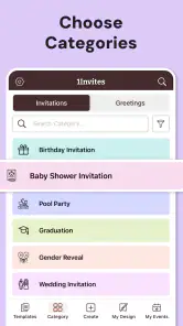Invitation Maker & RSVP Cards screenshot
