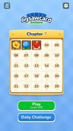 Jigsawcard Solitaire Puzzle screenshot