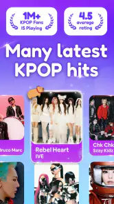 k-pop 音ゲー: ピアノタイル & リズムゲーム screenshot
