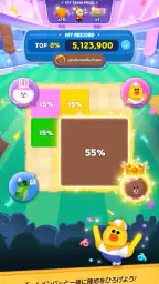 LINE バブル2-ブラウン&コニーのシューティングパズル screenshot