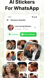 Love Romantic Kiss WAStickers screenshot