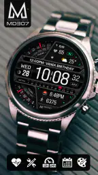MD307 Digital watch face screenshot