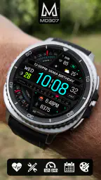 MD307 Digital watch face screenshot