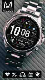 MD308 Digital watch face screenshot
