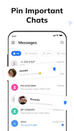 Messages: Text SMS Home App screenshot