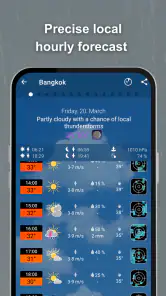 meteoblue weather & radar maps screenshot