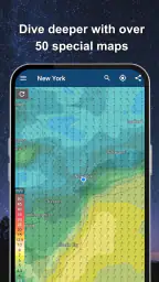 meteoblue weather & radar maps screenshot