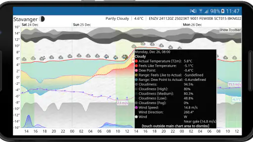 Meteogram Weather Widget screenshot
