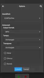 MIDI Converter screenshot