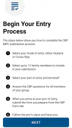Mobile Passport Control screenshot