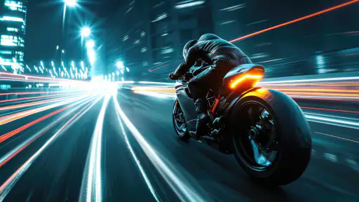 Moto Rider 3D: City Racing screenshot