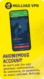 Mullvad VPN screenshot