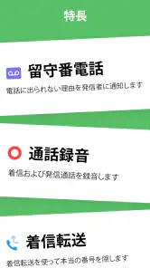 OnPhone: 仮想番号・サブ番号でSMS認証 screenshot