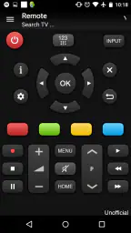 Panasonic TV用リモコン screenshot