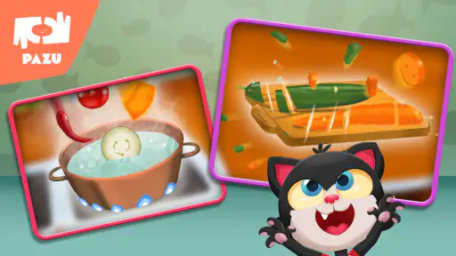 Paw Kitchen Kids Cooking Games screenshot
