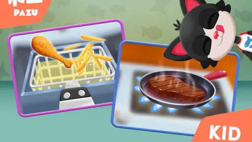 Paw Kitchen Kids Cooking Games screenshot