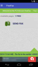 PC-FAX.com FreeFax screenshot