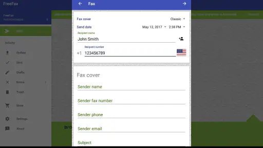 PC-FAX.com FreeFax screenshot