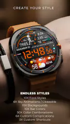 PER23 Digital Watch Face screenshot