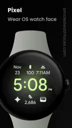 Pixel Watch Face screenshot