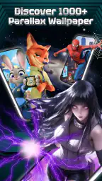 Plaxa: Parallax Aura Wallpaper screenshot