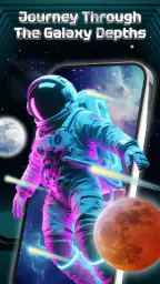 Plaxa: Parallax Aura Wallpaper screenshot