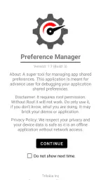 Preference Manager: Addon screenshot