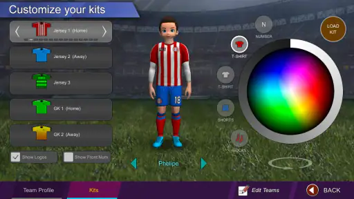 Pro League Soccer screenshot
