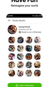 Romantic Stickers WASticker.ly screenshot