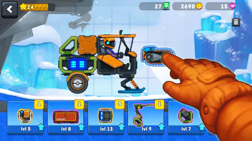 Rovercraft 2: スペースヒルクライムカーゲーム screenshot