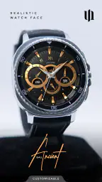 S4U Ancient Gold Watch Face screenshot