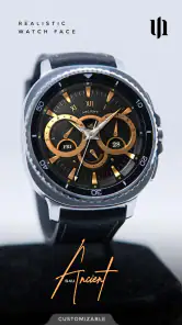 S4U Ancient Gold Watch Face screenshot