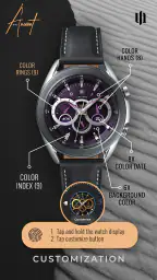 S4U Ancient Gold Watch Face screenshot