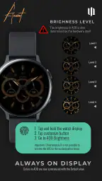 S4U Ancient Gold Watch Face screenshot