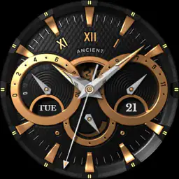 S4U Ancient Gold Watch Face screenshot