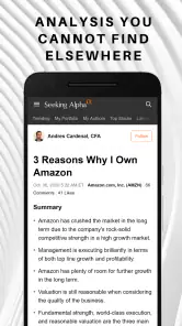 SA Investing: 投資, 株式, 取引所, 分析 screenshot