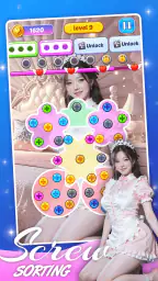 Screw Sort Puzzle: Goddesses screenshot