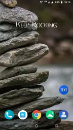 Simple text widget screenshot