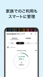 Sony Bank WALLET screenshot