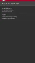 strongSwan VPN Client screenshot