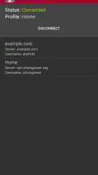 strongSwan VPN Client screenshot