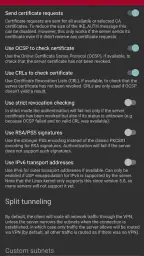 strongSwan VPN Client screenshot