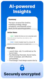 Summary - AI Note Taker screenshot