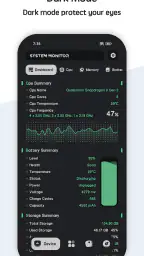 System Monitor Cpu Ram Battery screenshot