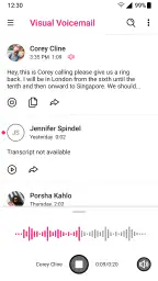 T-Mobile Visual Voicemail screenshot