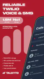 Talkyto - Twilio Calls & SMS screenshot