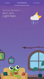 TheFrog: 天気アプリ screenshot