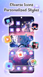 Theme: 4K Icon Pack & Widgets screenshot