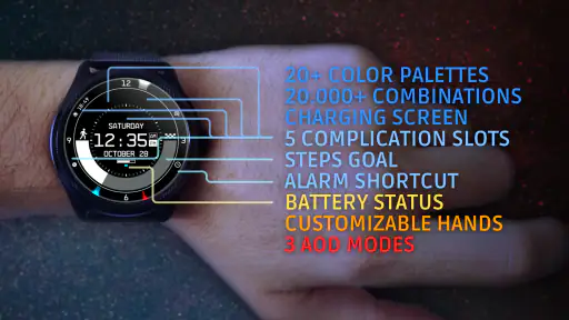 To the stars Watch Face screenshot